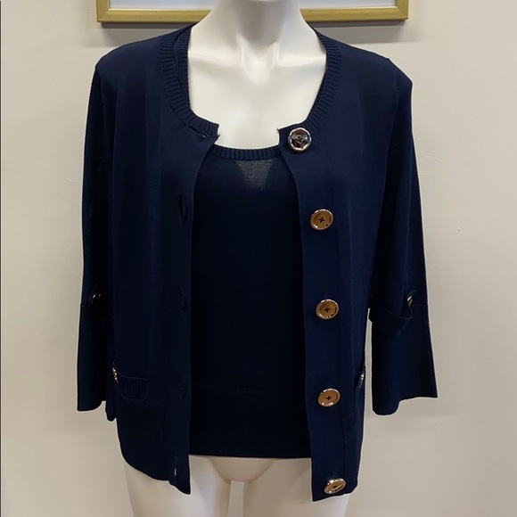 Anne Klein Other - Anne Klein 2 Piece Cardigan and Shell Set 289